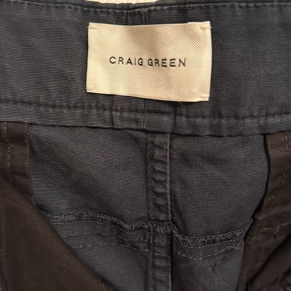 Craig Green navy straight left tied trouser - Picture 6 of 7